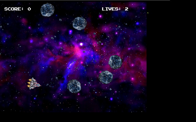Asteroids Modern Game